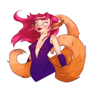 Halfbody Colored Sketch